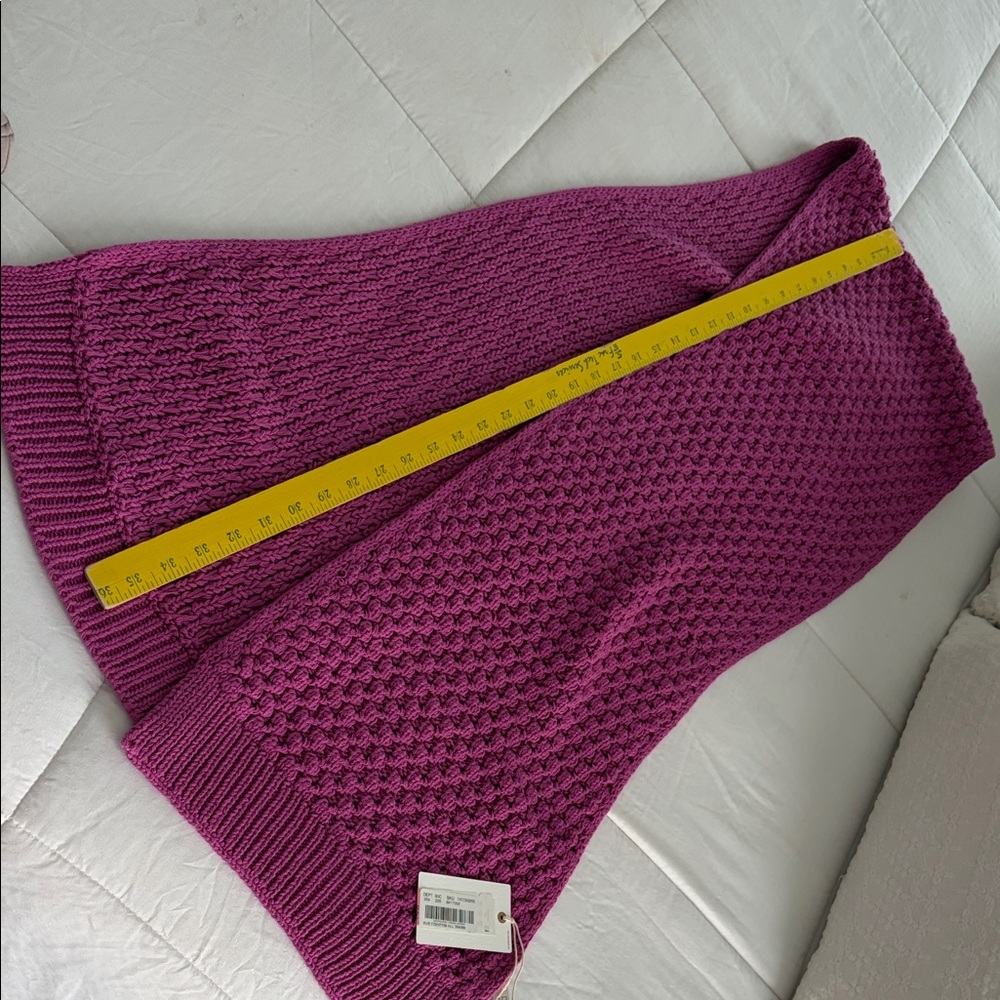 Magenta Knit Scarf